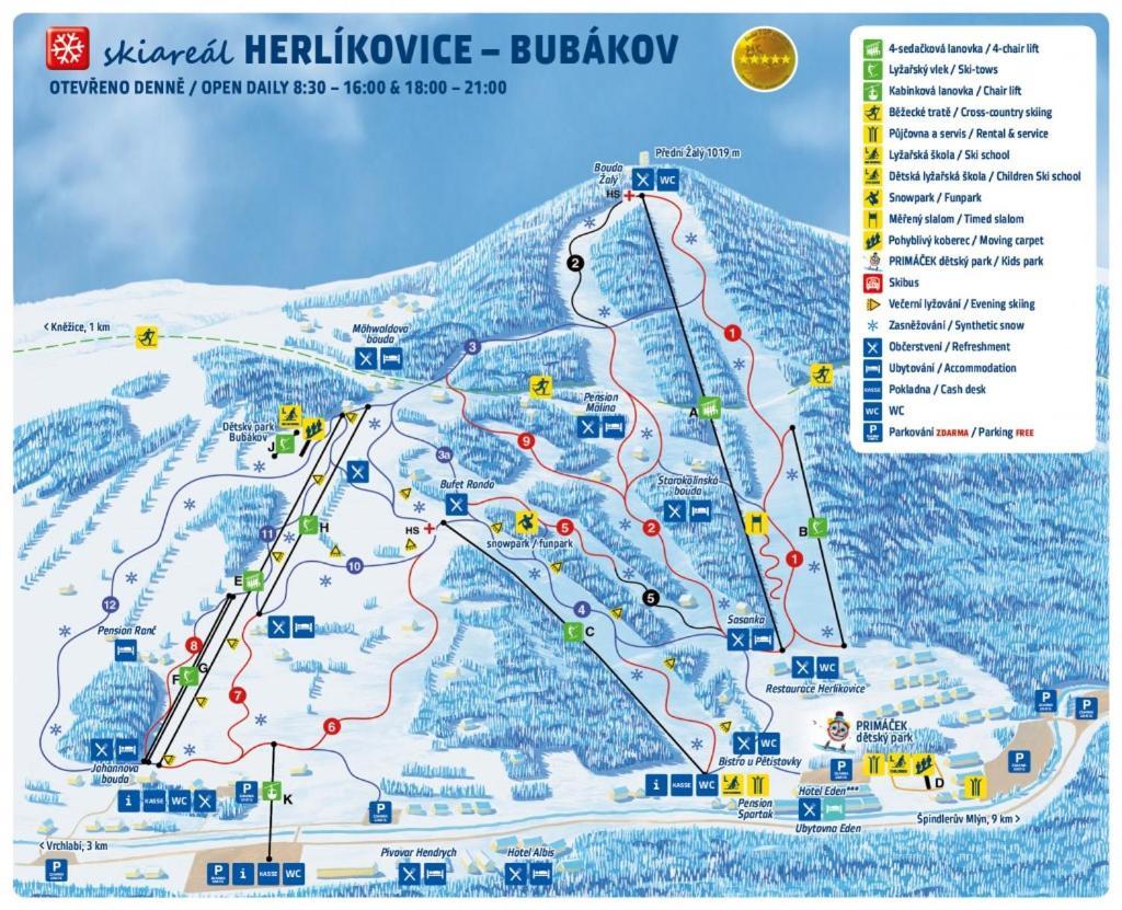Apartmán Rotterovka -Ski Resort Herlíkovice&Bubákov Vrchlabí Exterior foto